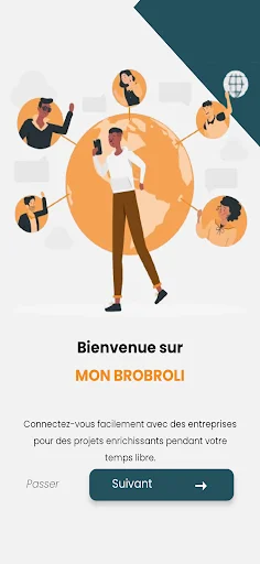 Baixar MonBrobroli: Conecte Empresas e Estudantes Facilmente - Screenshot 1