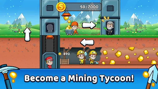 Baixe Idle Miner Tycoon: O Melhor Simulador de Minas Grátis - Screenshot 1
