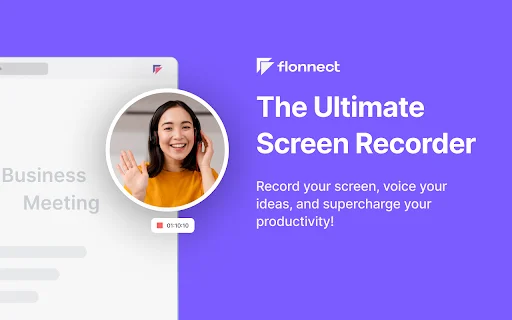 Gravador de Tela e Webcam – Flonnect: Gravação Grátis e Fácil - Screenshot 1