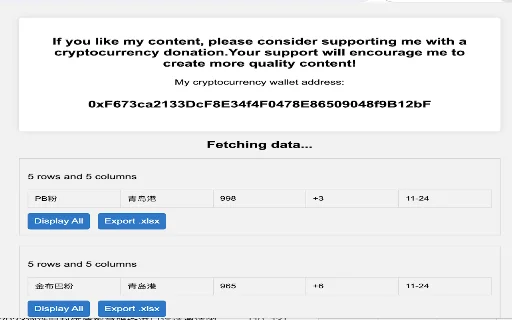 Table2Excel: Exporte Tabelas da Web para Excel Facilmente - Screenshot 1